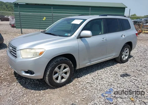 2008 Toyota Highlander from USA, damaged, VIN JTEES41A882075877